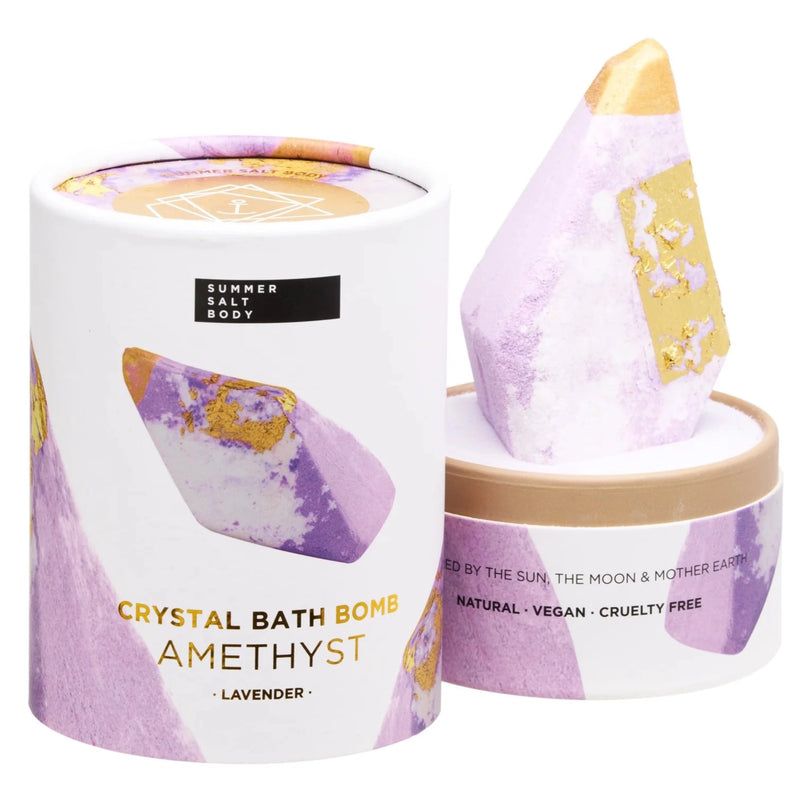 Crystal Bath Bomb - Amethyst
