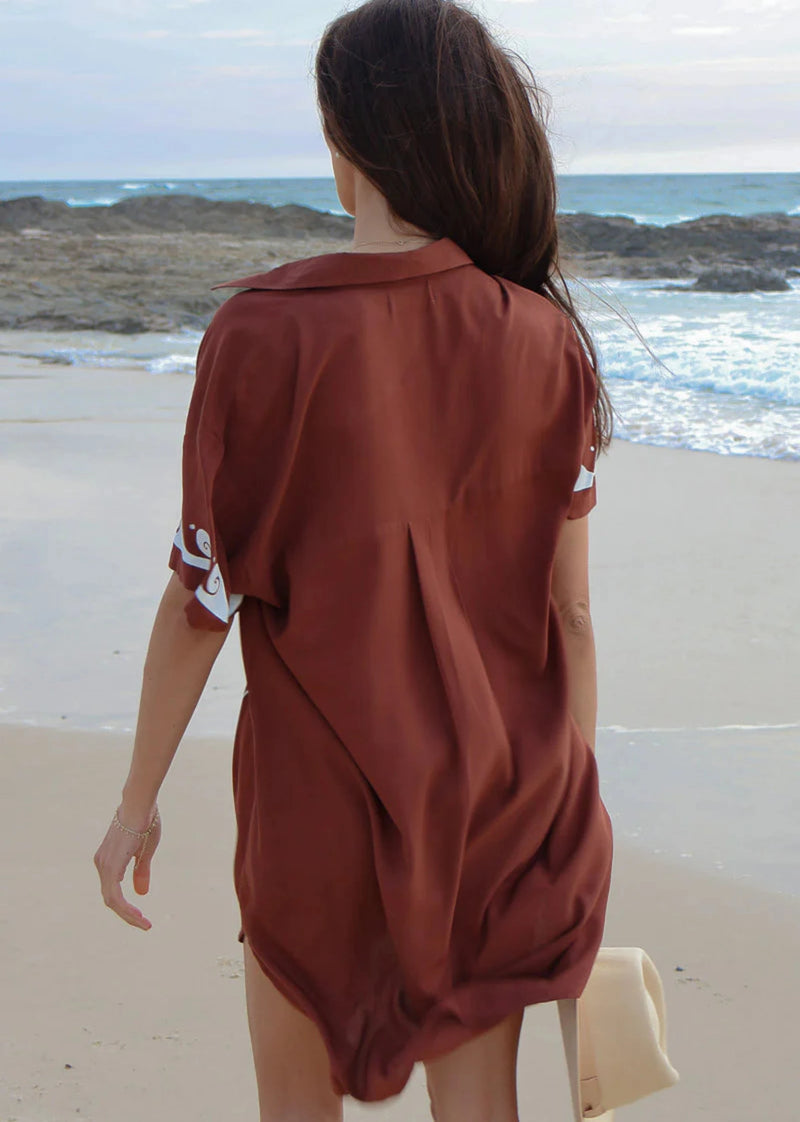 Ocean Club Shirt Dress