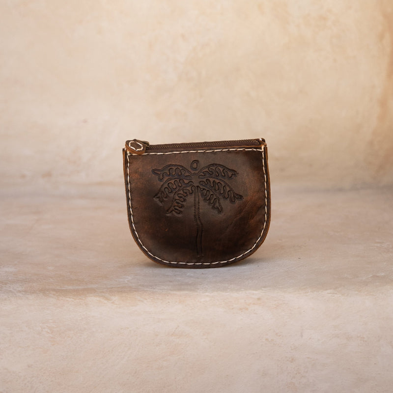 Palms Pouch - Vintage Brown