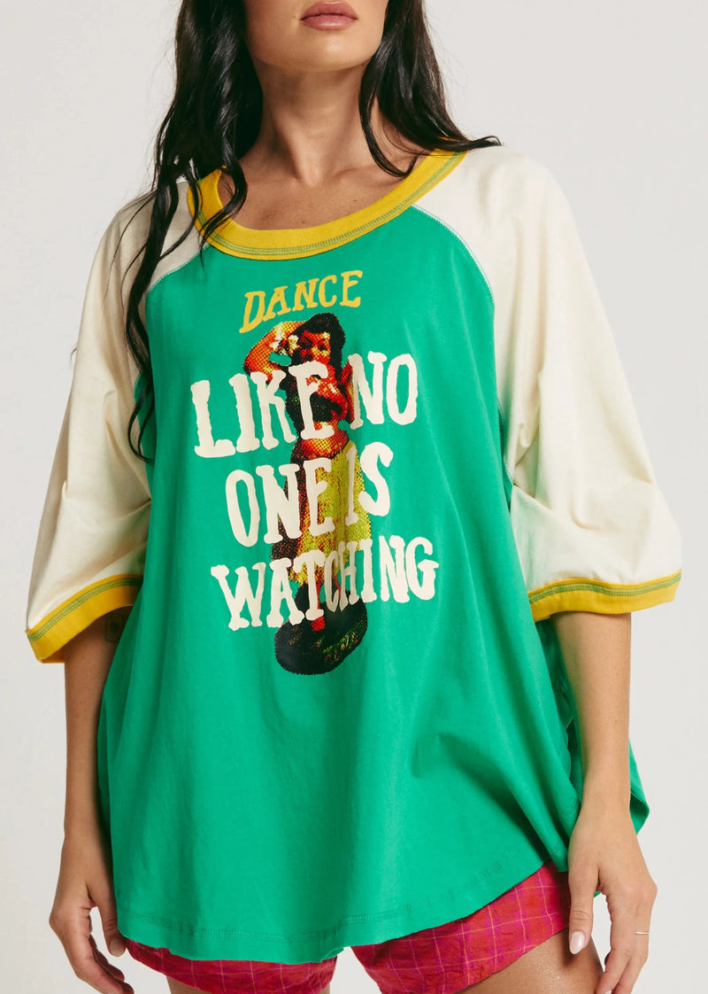 The Dance Raglan Tee - Green