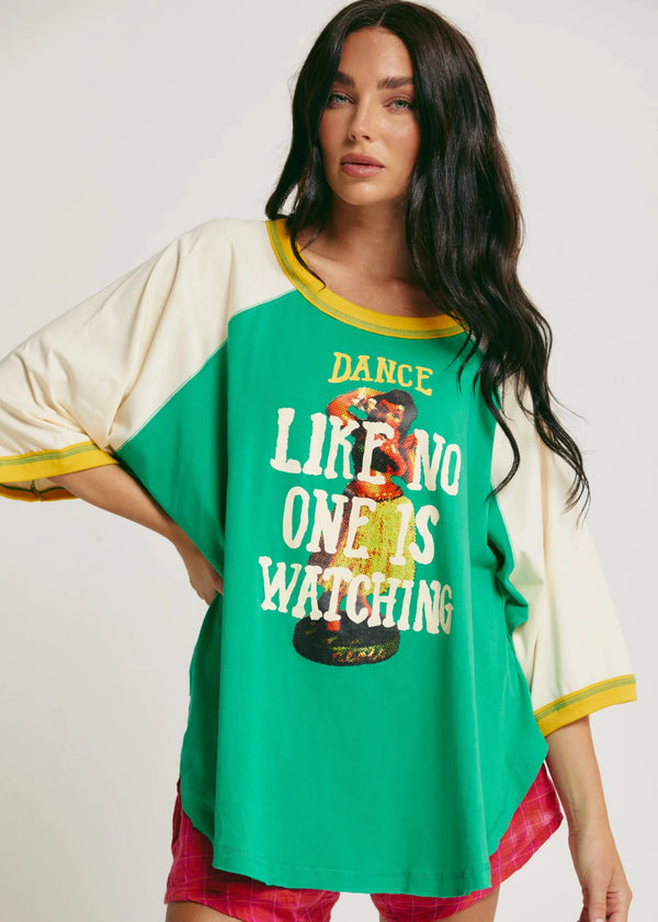 The Dance Raglan Tee - Green