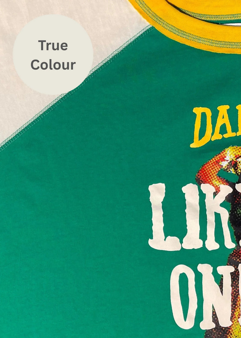 The Dance Raglan Tee - Green