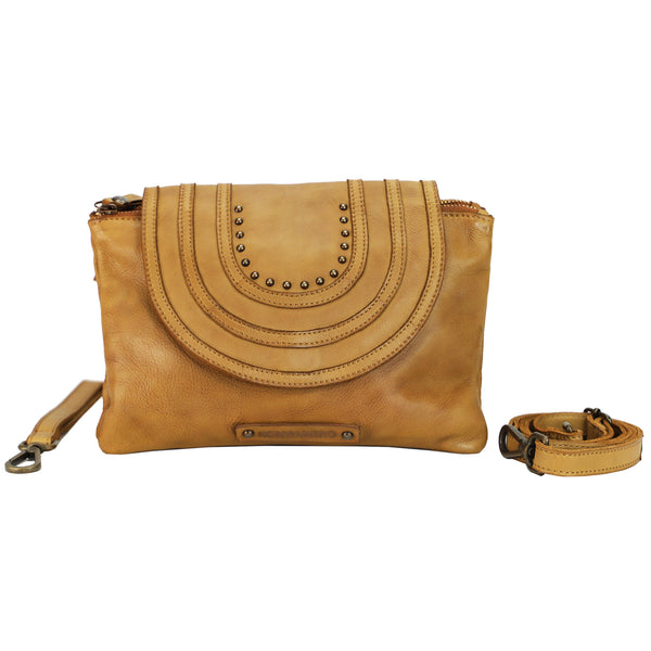 Esther Leather Crossbody - Tobacco