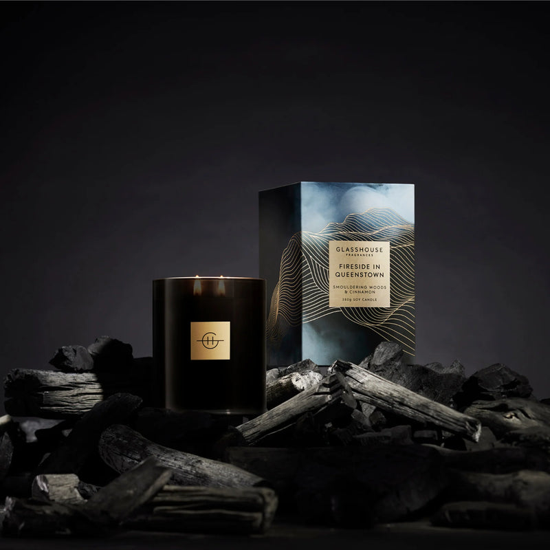 FIRESIDE IN QUEENSTOWN - 380g Soy Candle