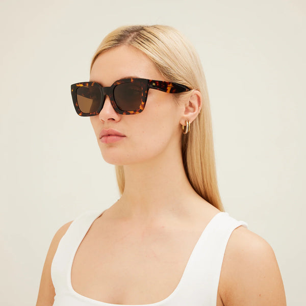 Harlow Sunglasses - Maple Tort Polarised