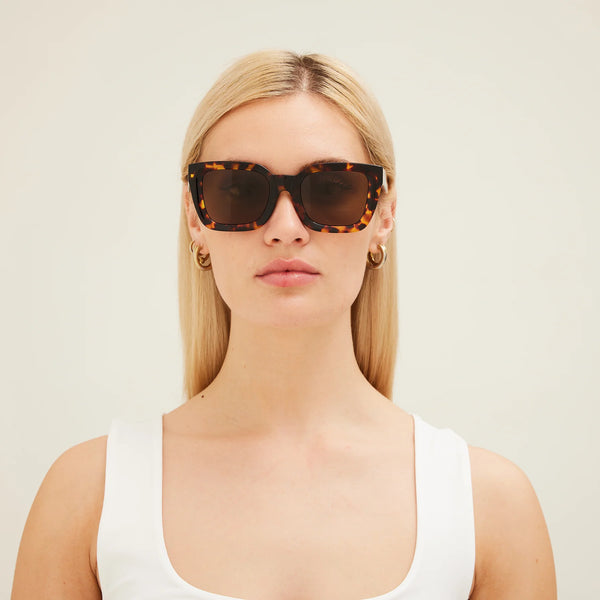 Harlow Sunglasses - Maple Tort Polarised