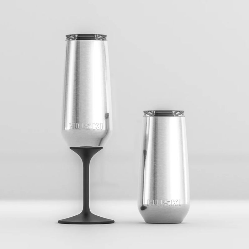 Huski Champagne Flute - White