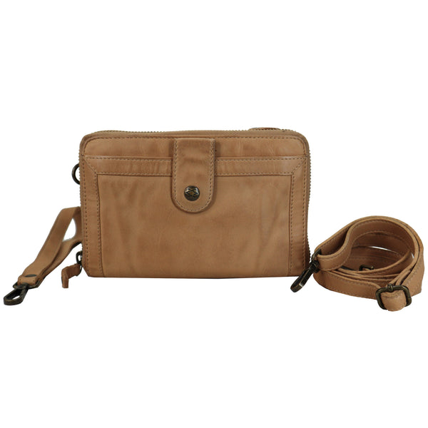 Honey Crossbody Wallet - Taupe