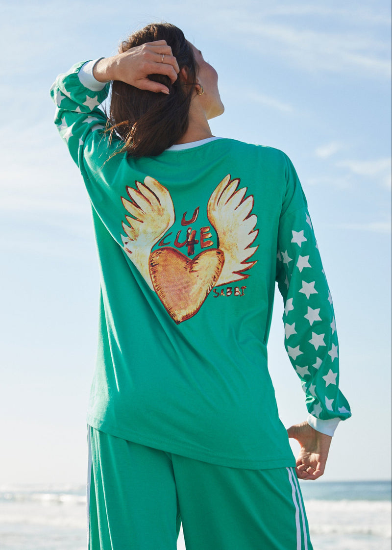 The Self Love LONG SLEEVE SHIRT - Green