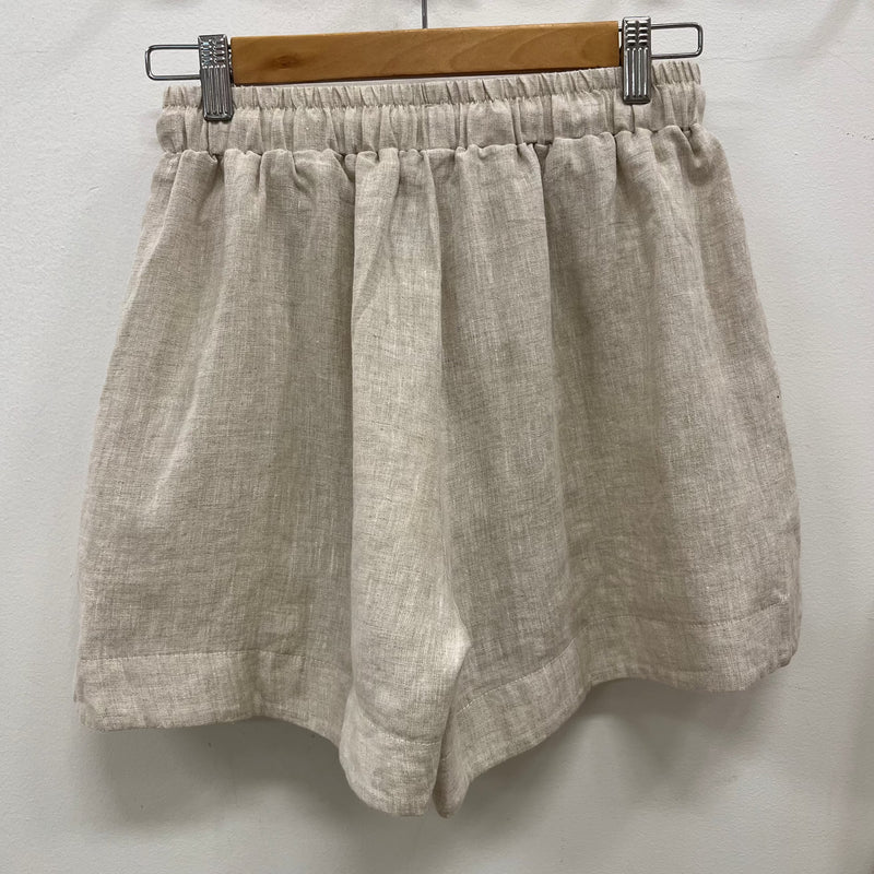 Bronte Linen Shorts - Natural