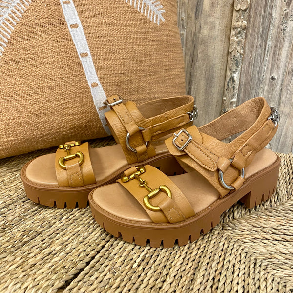 Briming Leather Sandal