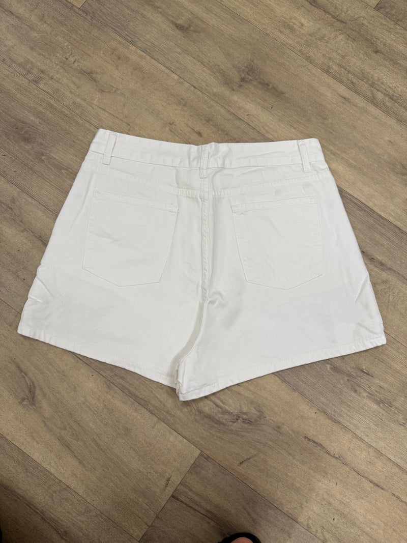 LL White Denim Shorts
