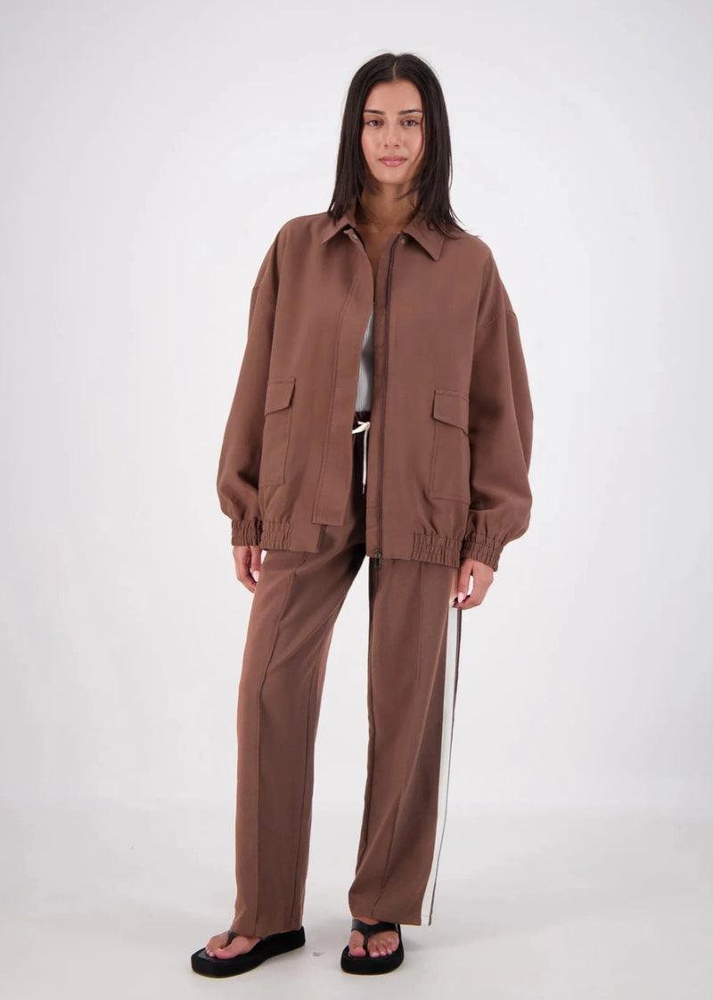 Ischia Bomber Jacket - Mocha