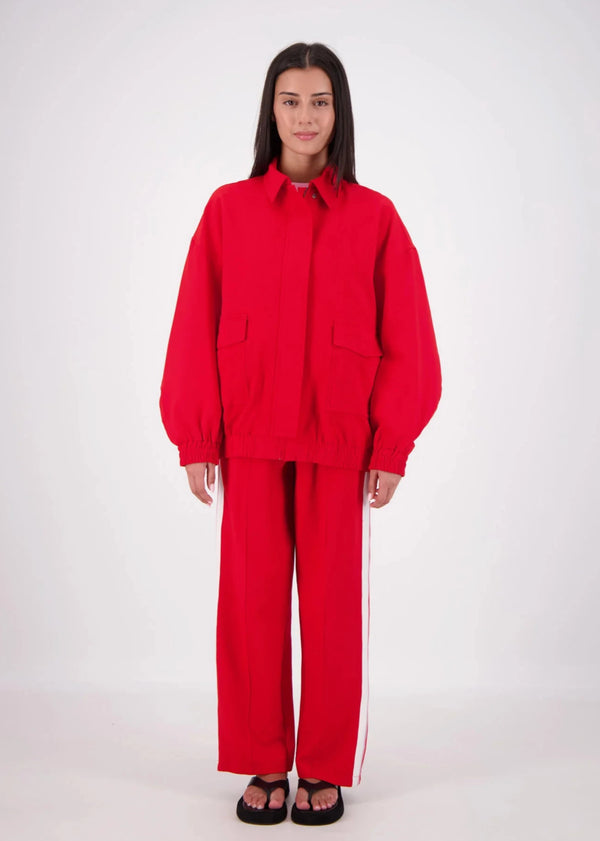 Ischia Bomber Jacket - Red