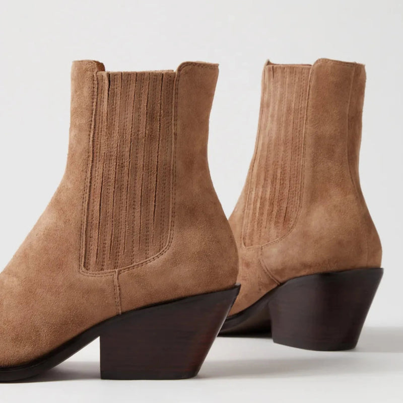 Rowe Boots - Coffee Suede