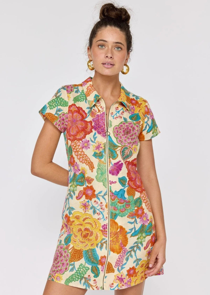 Cindy Mini Dress - White Sands