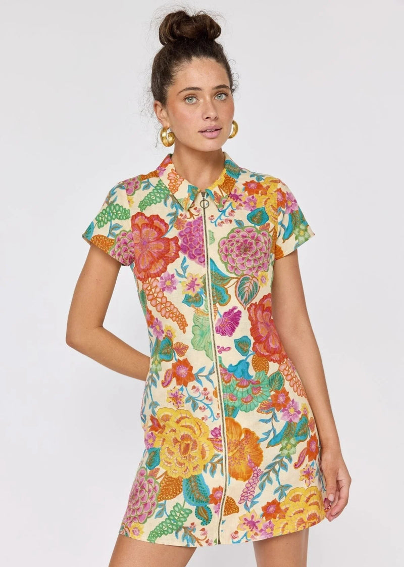 Cindy Mini Dress - White Sands