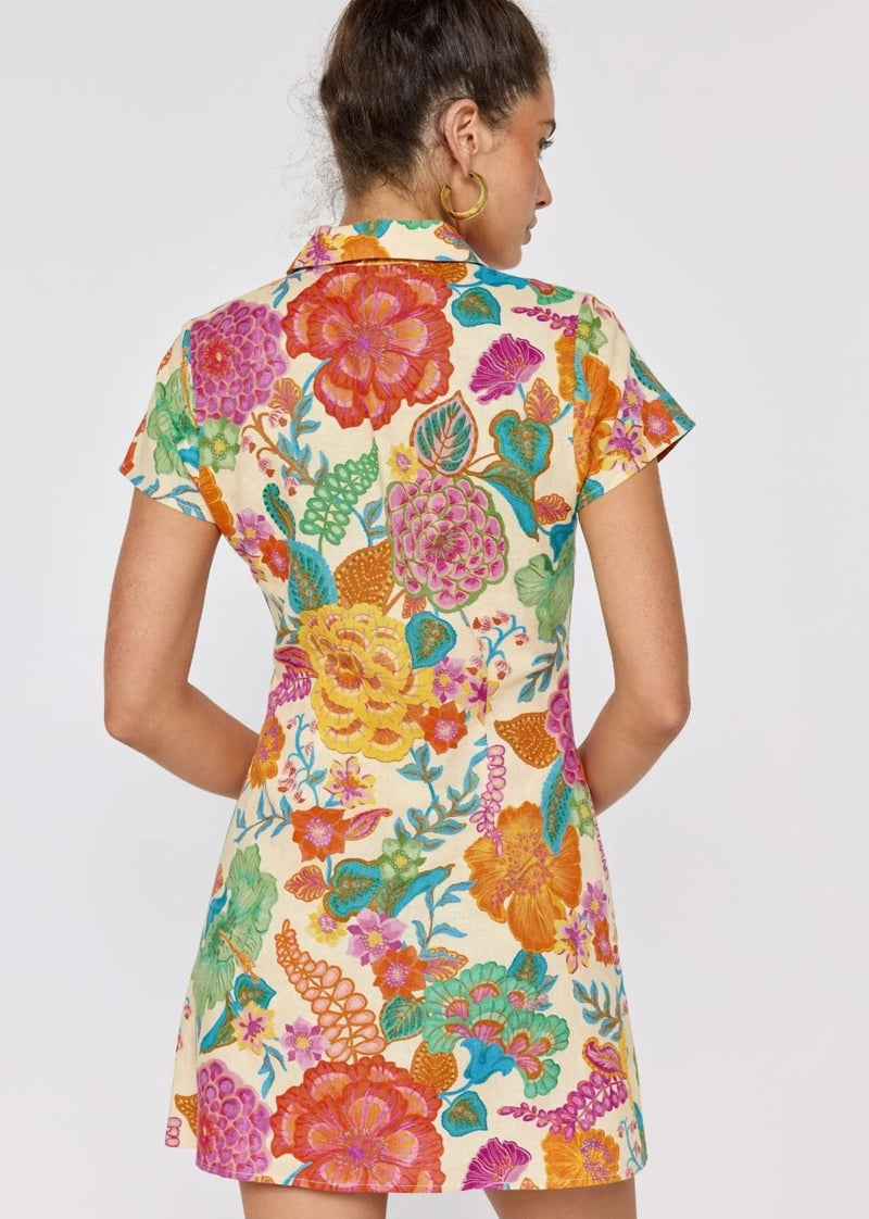 Cindy Mini Dress - White Sands