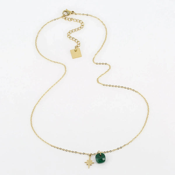 Manuréva Necklace - Green Turquoise