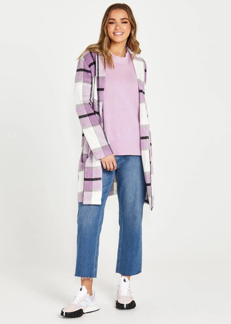 Jodi Midi Coat - Lilac