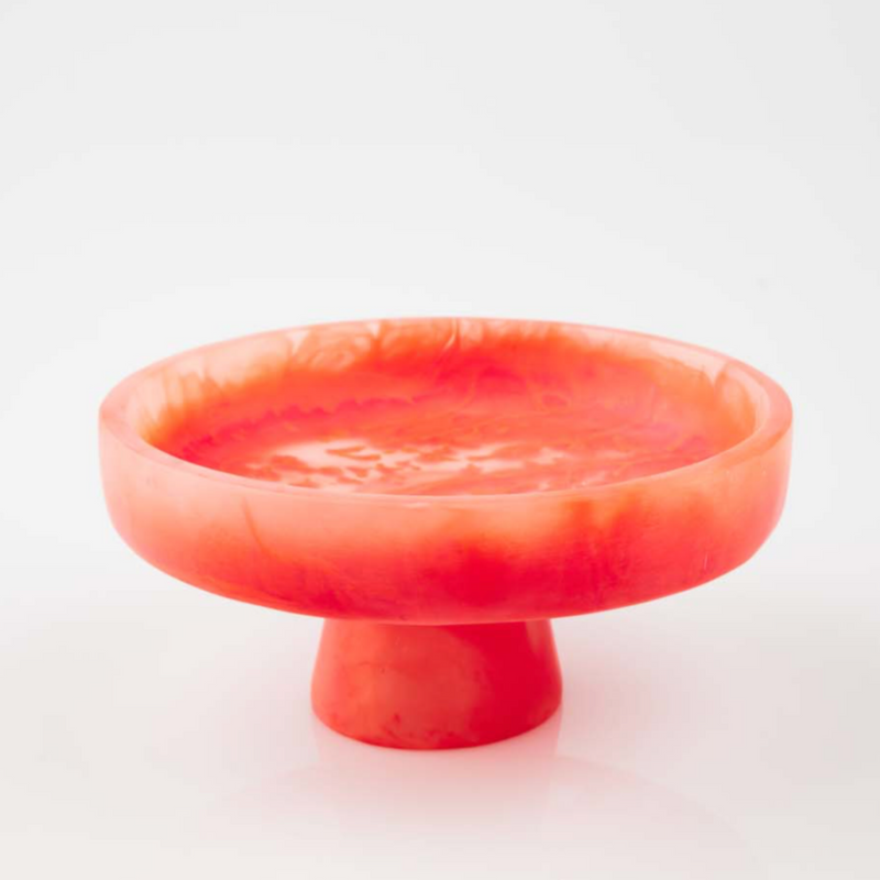 Pedestal Bowl Large - Orange