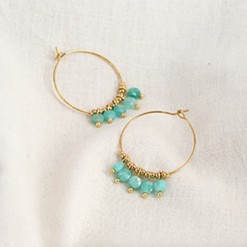 Zoe Earrings - Turquoise