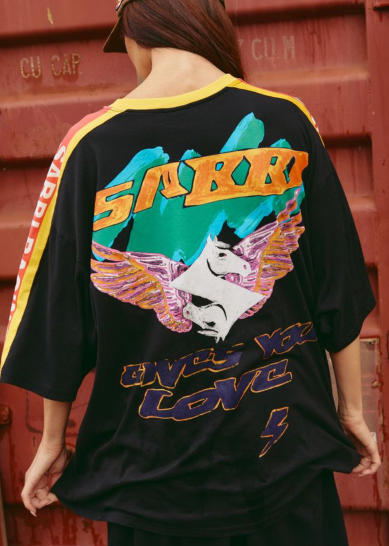 The Very Oversized Don't Quit Your Daydream Tee - Black