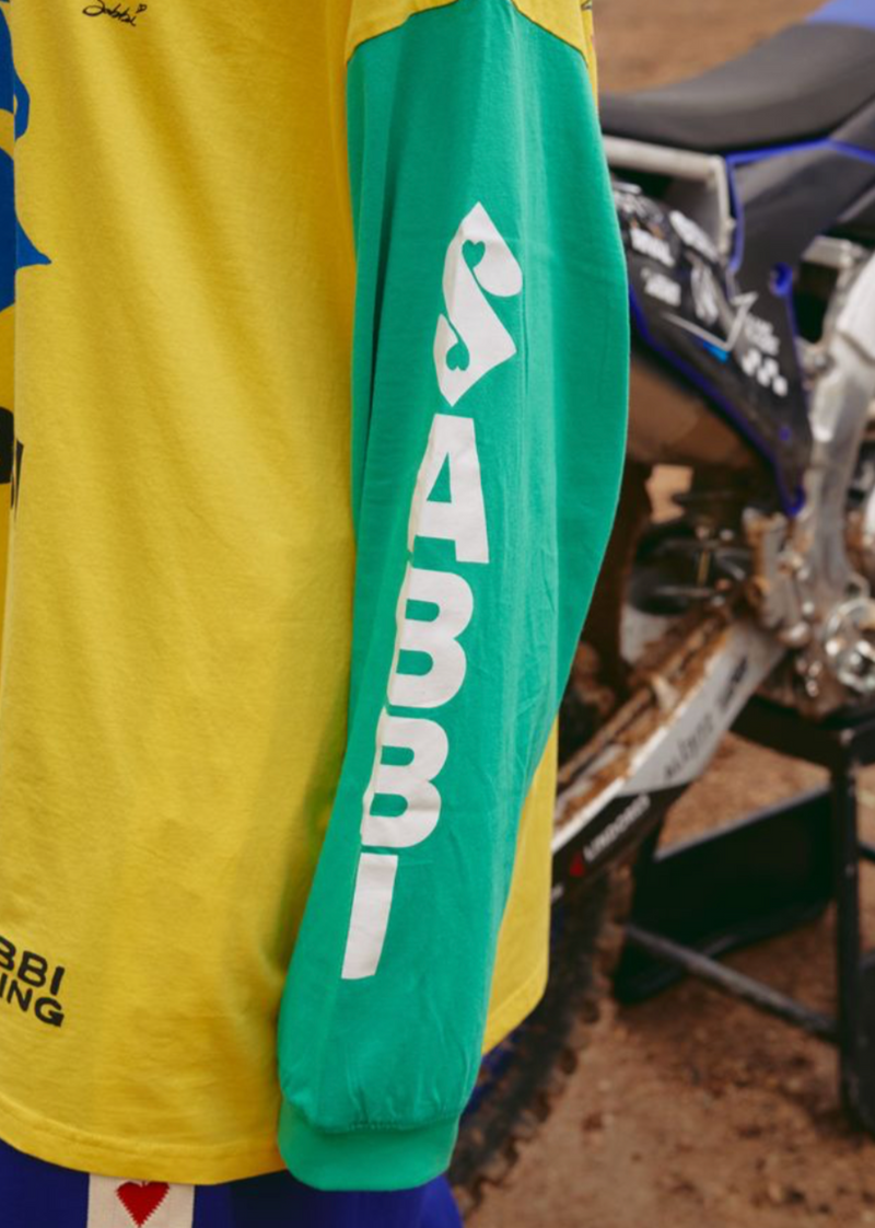 The Don't Quit Your Daydream Long Sleeve - Yellow & Green
