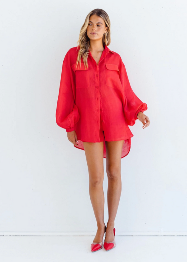 Lillian Shirt - Chilli