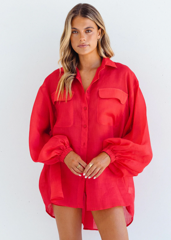 Lillian Shirt - Chilli