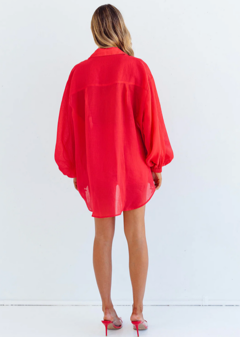 Lillian Shirt - Chilli
