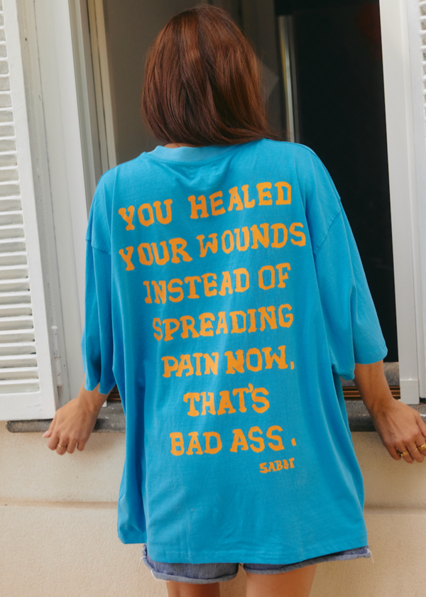 The Very Oversized Self Love Club Tee - Blue