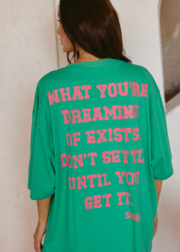 The Very Oversized Self Love Club Tee - Green