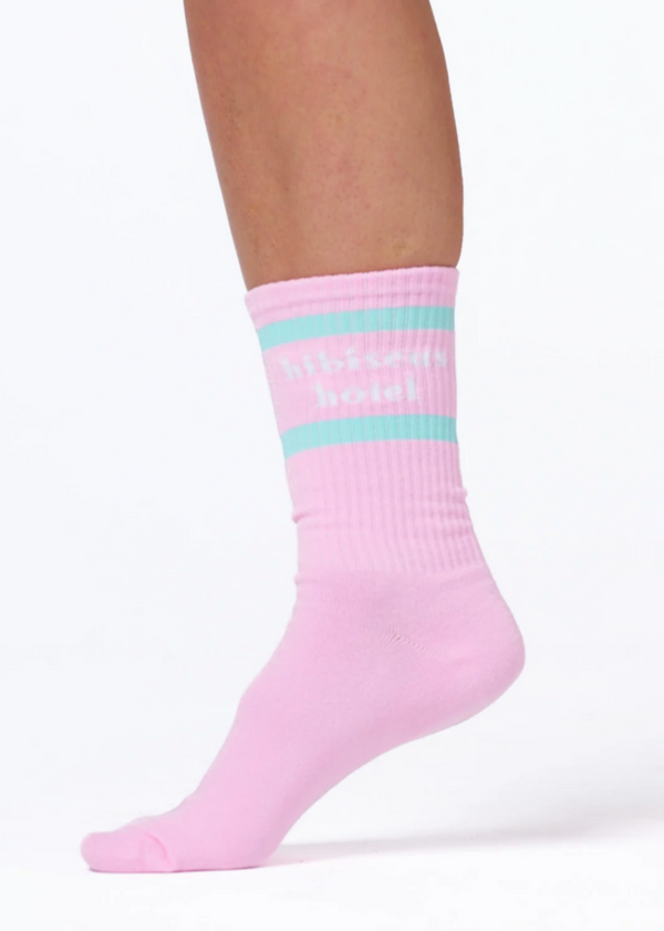 The Layover Sock - Pink + Mint