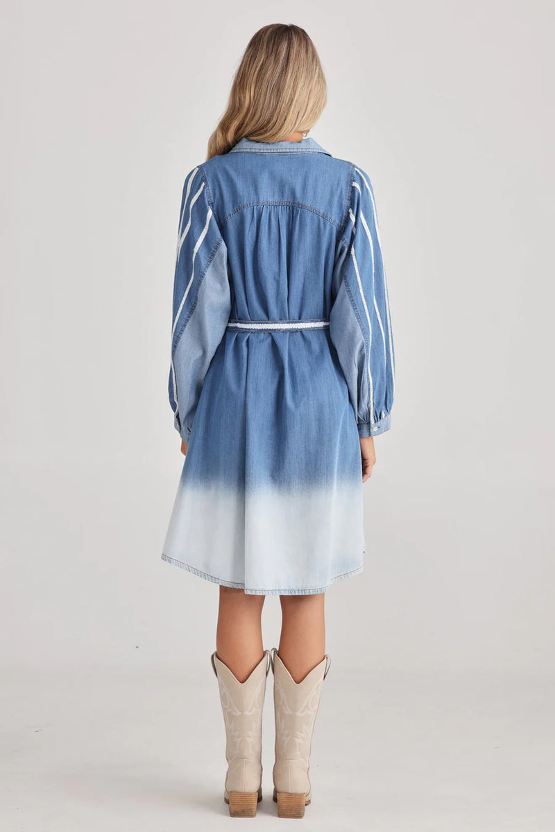 Stella Denim Dress - Ombre Denim