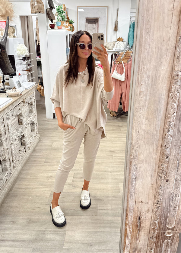 Woodside Pants - Oat Marle