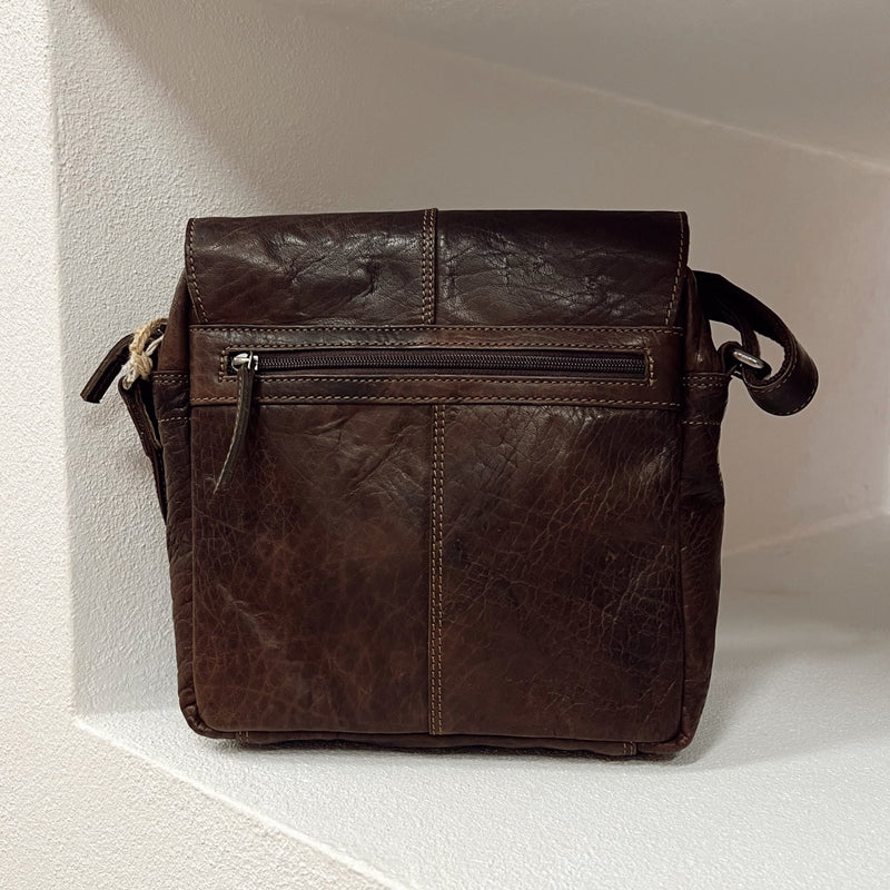 Wyoming Small Satchel - Brown