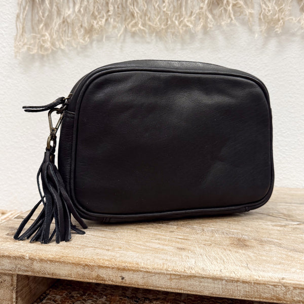 Lucia Leather Bag - Black