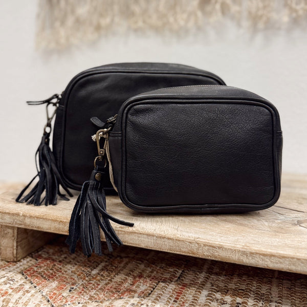 Lucia Leather Bag - Black