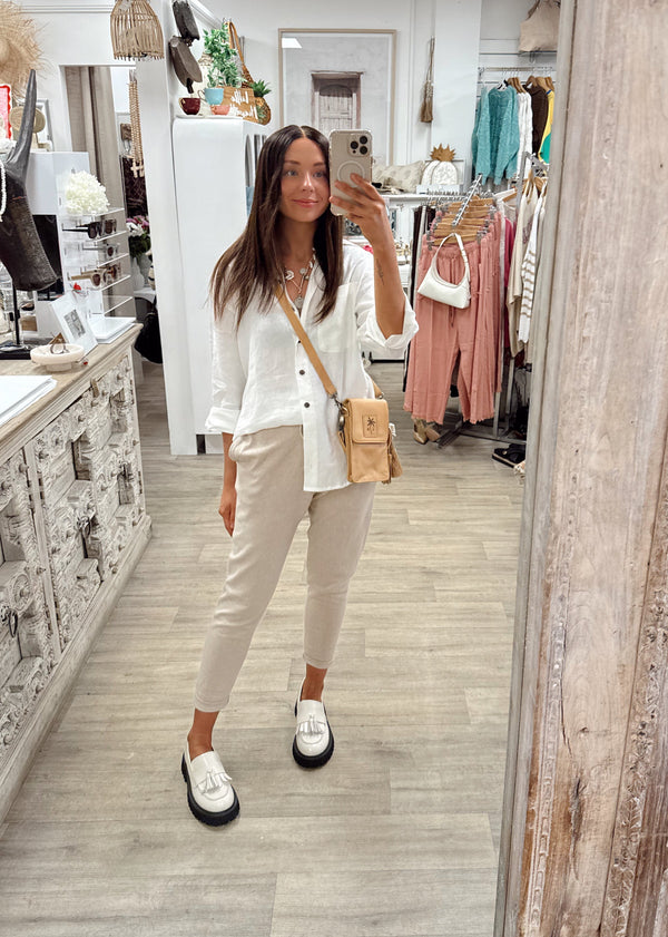 Woodside Pants - Oat Marle