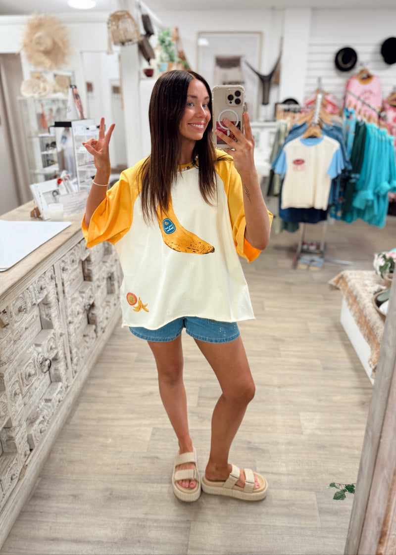 Happy Little Mother - You're Driving Me Bananas Tee