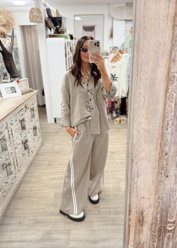 Leilani Linen Shirt - Earth