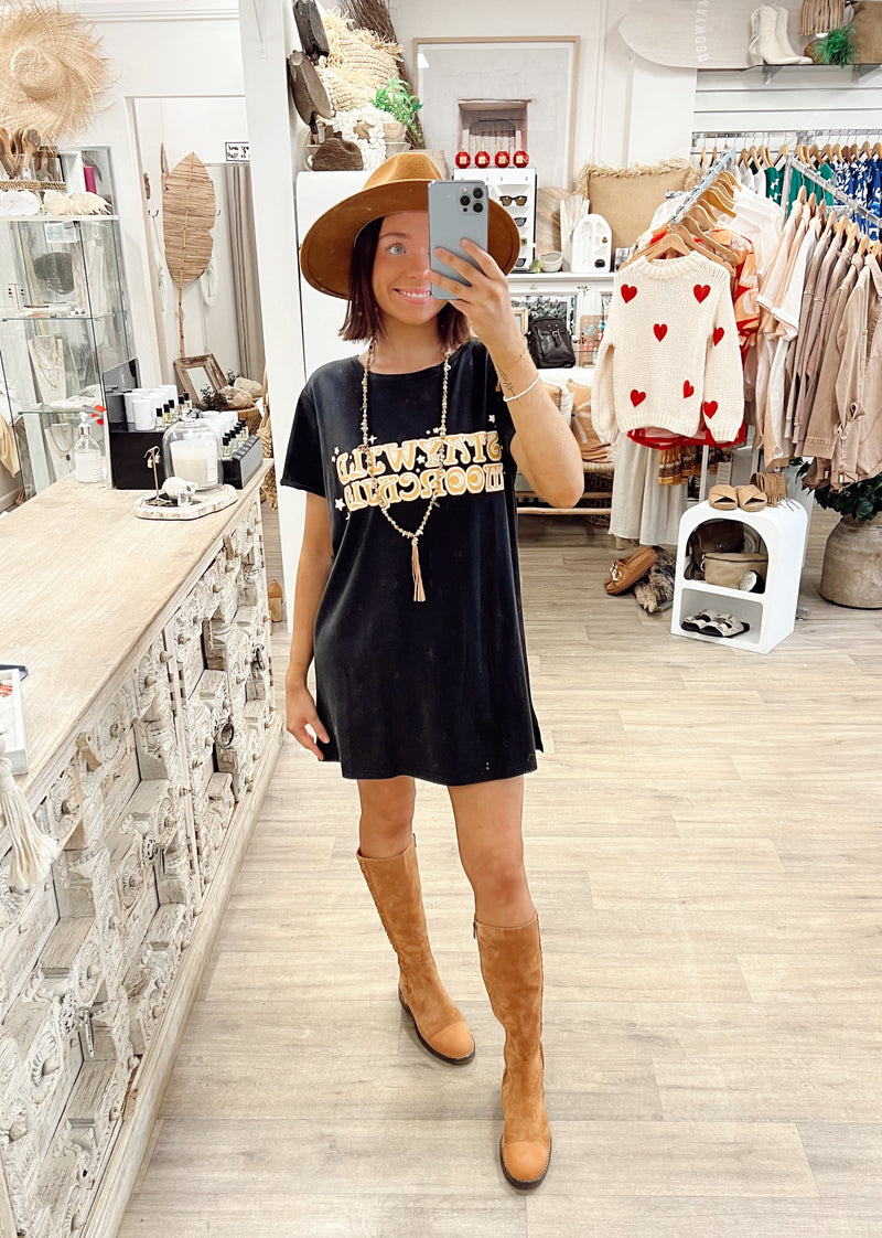 Staywild Moonchild Shirt Dress