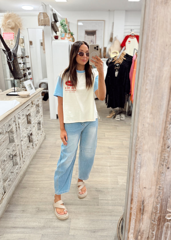 Lightwash Barrel Jeans