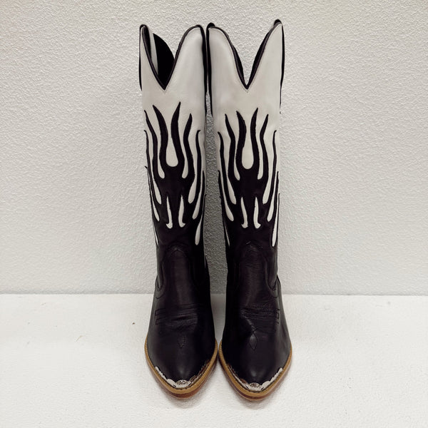 Flame Cowboy Boot