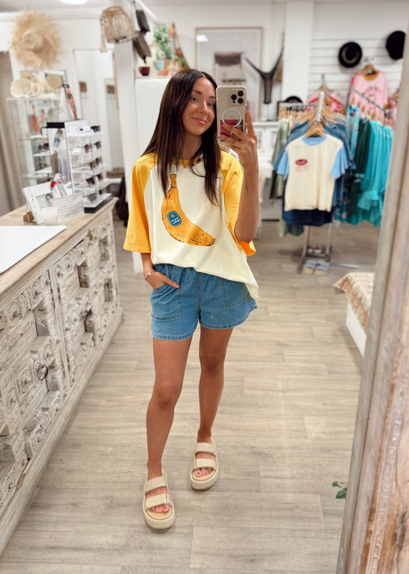 Happy Little Mother - You're Driving Me Bananas Tee