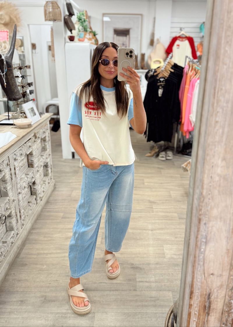 Lightwash Barrel Jeans