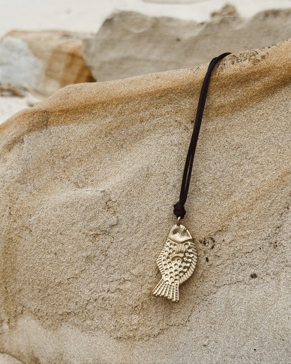 Polka Fish Necklace