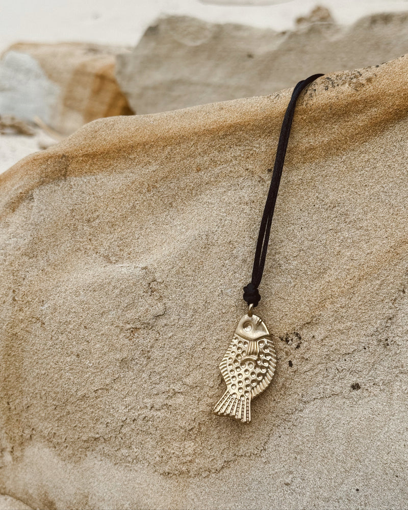 Polka Fish Necklace