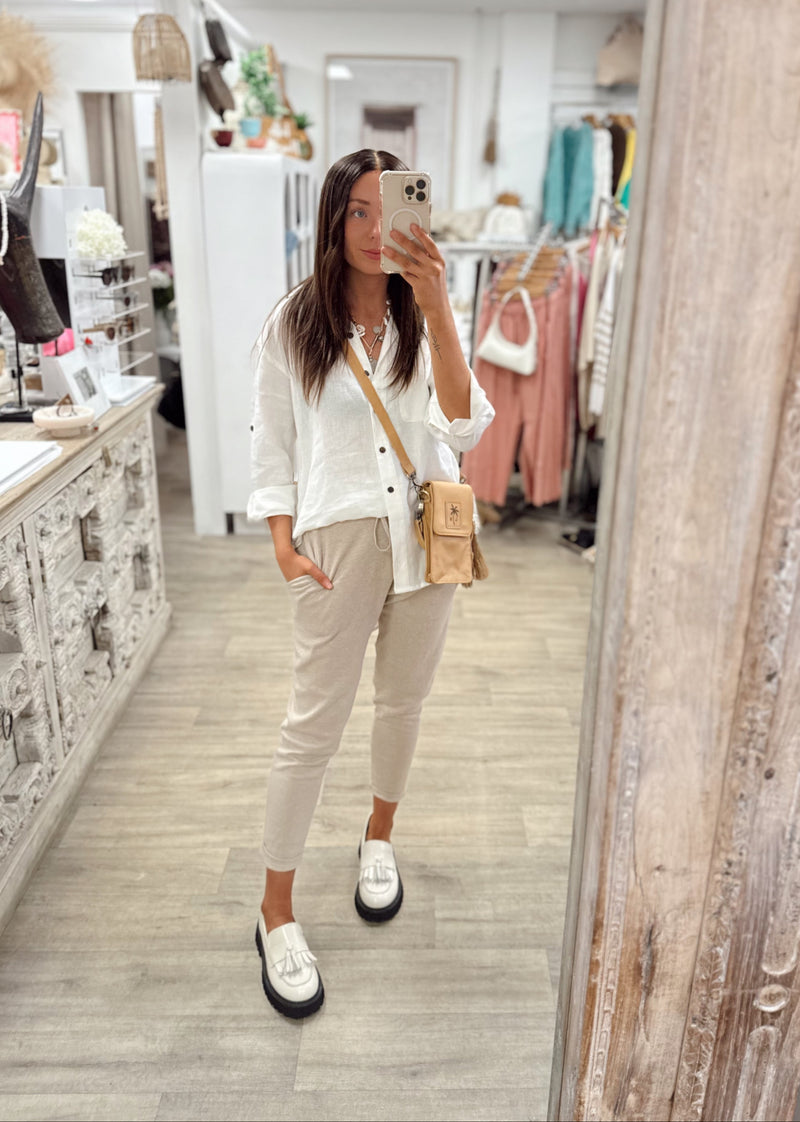Woodside Pants - Oat Marle